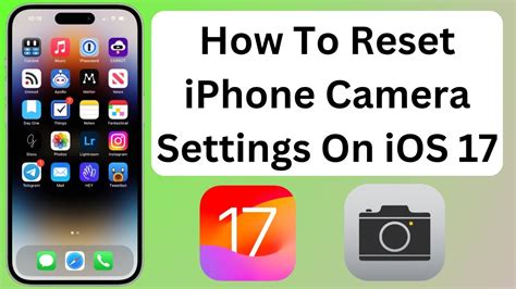 how to reset camera setting on iphone 15