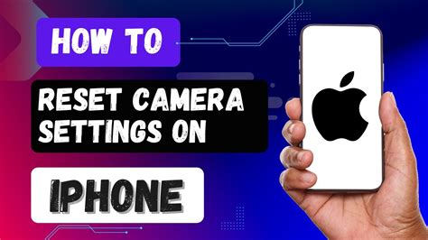 how to reset camera settings on iphone 14