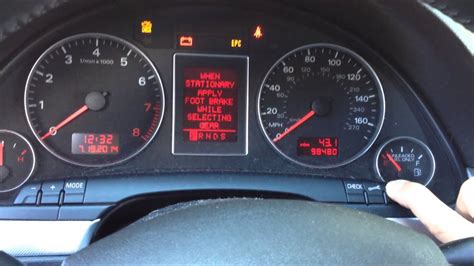 how to reset check engine light on 2008 audi a4