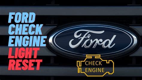 how to reset check engine light on 2019 ford fusion