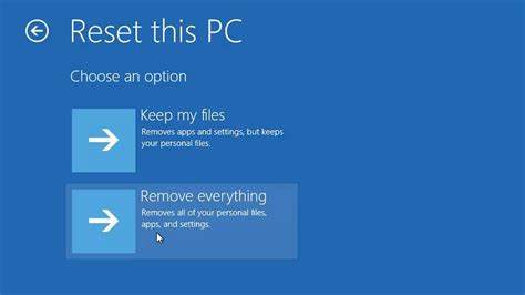 how to reset computer to factory settings windows 10 without password