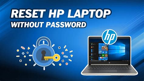 how to reset computer without password hp