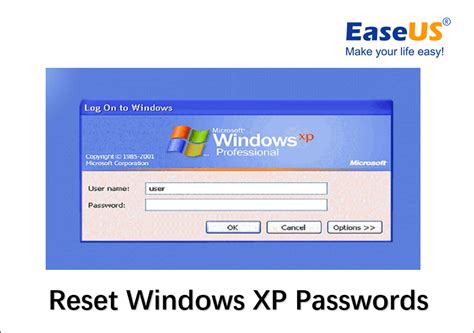 how to reset computer without password windows xp