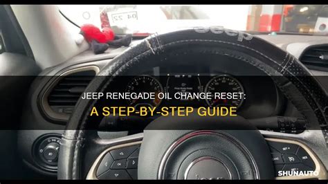 how to reset dashboard after oil change