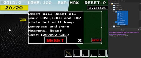 how to reset data store roblox