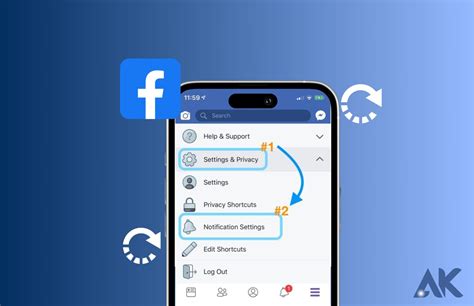 how to reset facebook notification settings on android