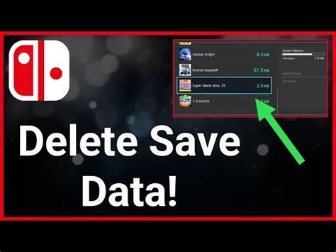 how to reset game data on switch