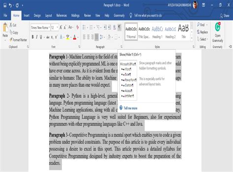 how to reset line spacing in word