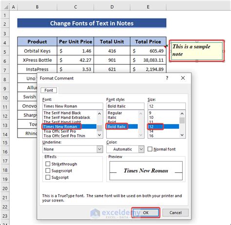 how to reset notes in excel