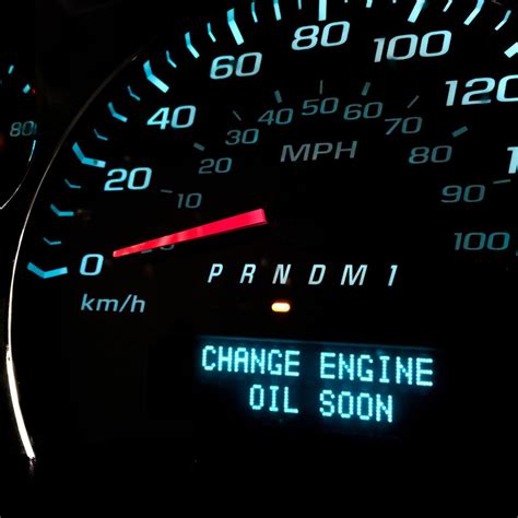 how to reset oil change indicator light