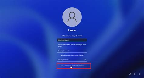 how to reset password on computer windows 10