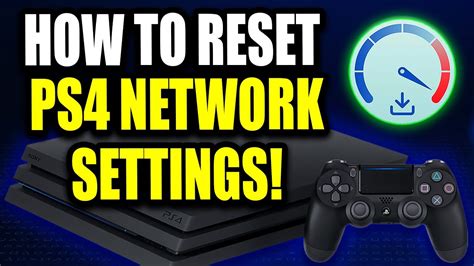 how to reset ps4 network settings to default