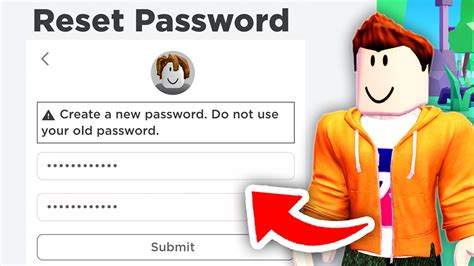 how to reset roblox password