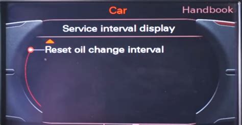 how to reset service indicator audi a4 b8