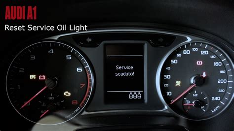 how to reset service light on audi a1