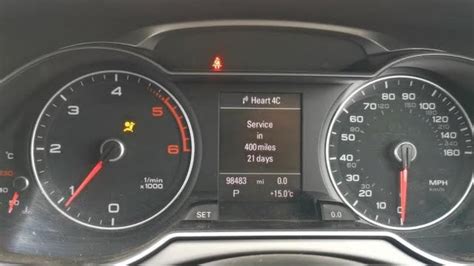 how to reset service light on audi a4 2016