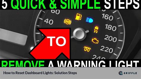 how to reset the dashboard lights