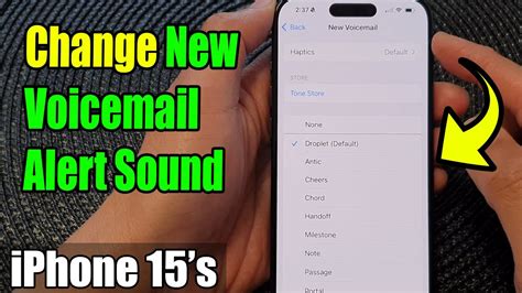 how to reset voicemail on iphone 15