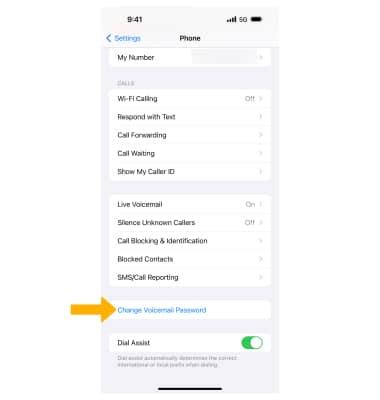 how to reset voicemail password on iphone 14 plus