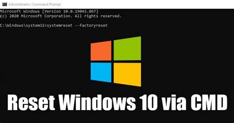 how to reset windows 10 using cmd