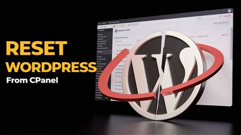 how to reset wordpress website from cpanel