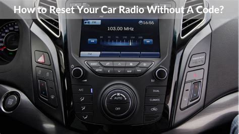 how to reset your car radio code