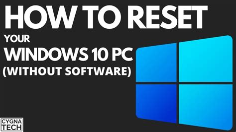 how to reset your computer manually