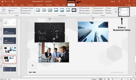 how to resize a background image in powerpoint