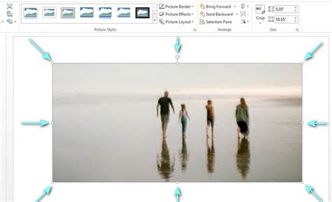 how to resize an image in powerpoint
