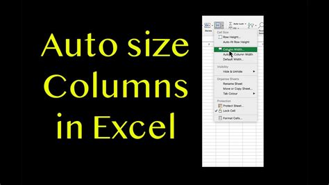 how to resize cell size in excel