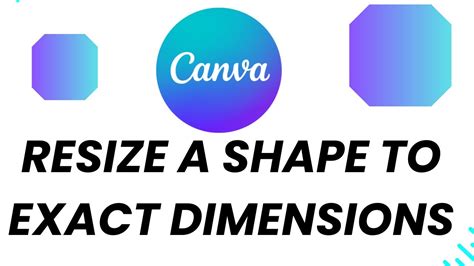how to resize shapes in canva