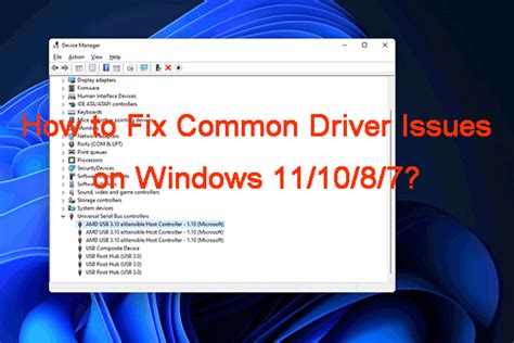how to resolve driver issues windows 10