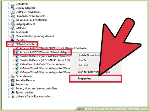 how to resolve network issue in pc