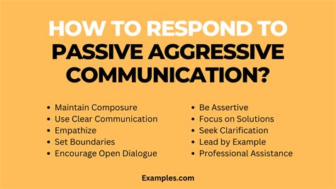 how to respond to a passive aggressive text