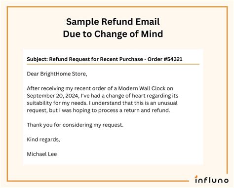 how to respond to customer requesting refund sample