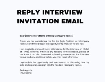 how to respond to interview invitation email reddit