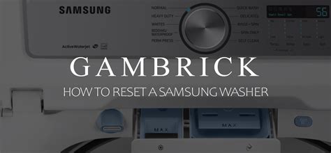 how to restart automatic washing machine