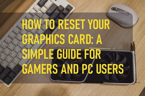 how to restart your graphics card on pc