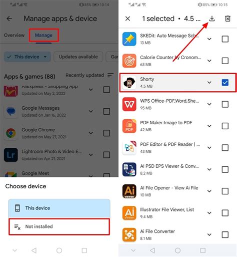 how to restore deleted apps on android phone