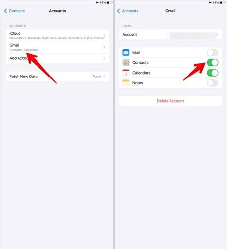 how to restore deleted contacts from gmail on iphone