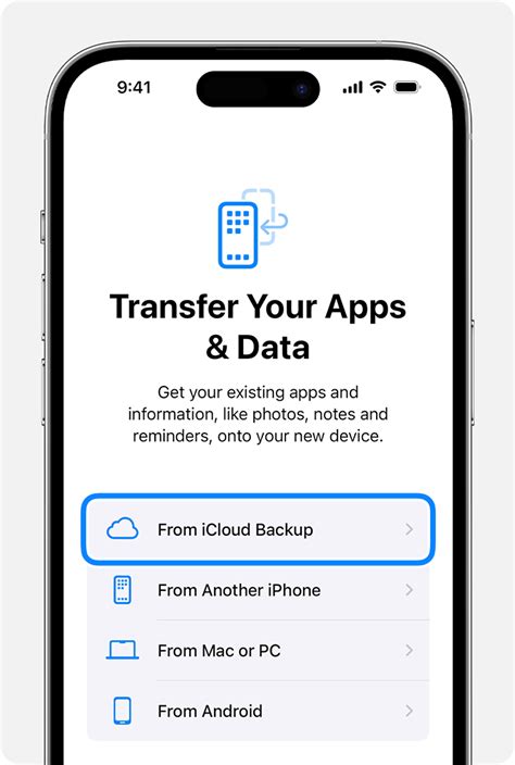 how to restore from android to iphone