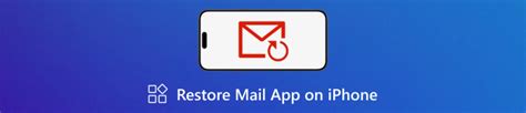 how to restore mail icon on iphone