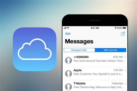 how to restore messages on new iphone from icloud