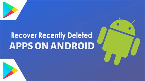 how to restore recently deleted apps on android without google play