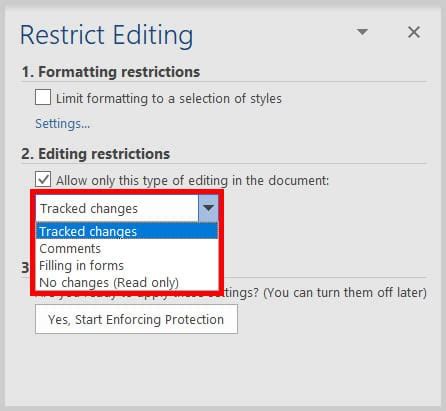 how to restrict editing in microsoft forms