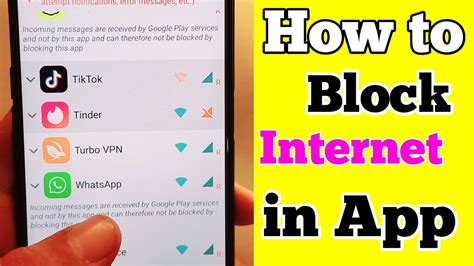 how to restrict internet access on android phone