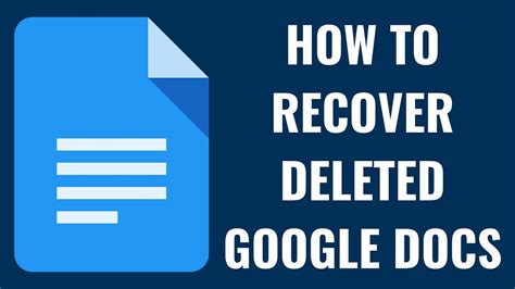 how to retrieve deleted google doc