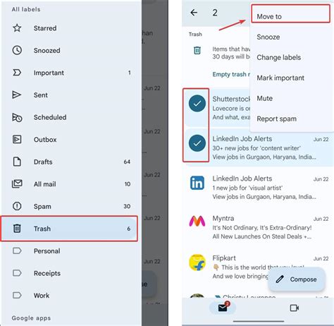 how to retrieve deleted items on android phone