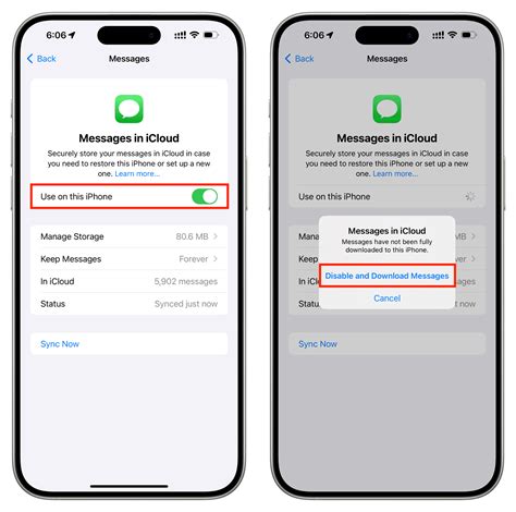 how to retrieve messages from icloud