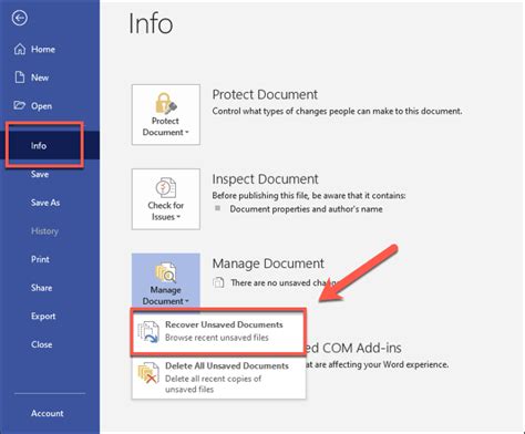 how to retrieve saved document on microsoft word